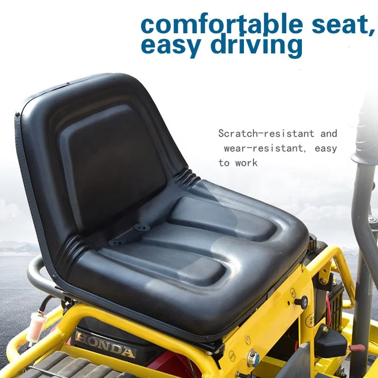 Высококачественный бензиновый бетоновыравниватель водительского типа, новая дорожная Затирочная машина