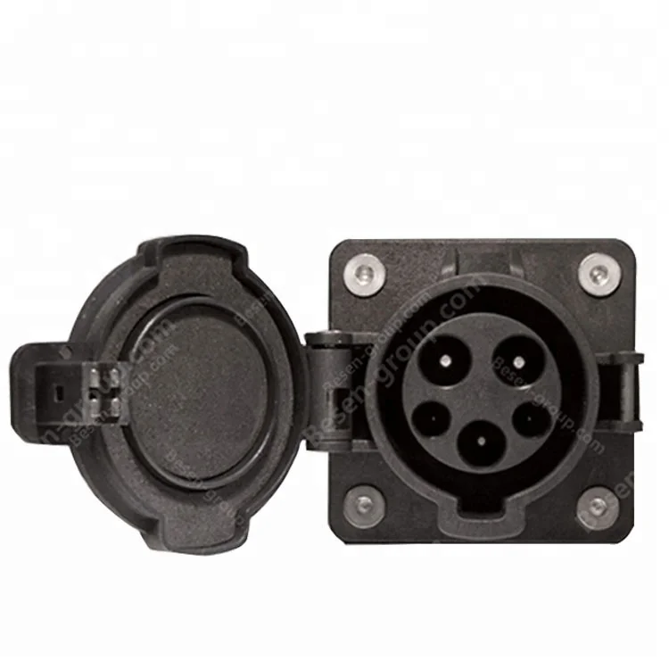 16 Amp IEC 62196 Type2 EV зарядное гнездо для электротранспортного средства