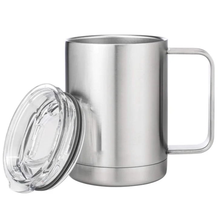 12oz Powder Coated Office Stainless Steel Mugs Double Wall Vacuum Insulated Coffee Cup Custom Color Thermos