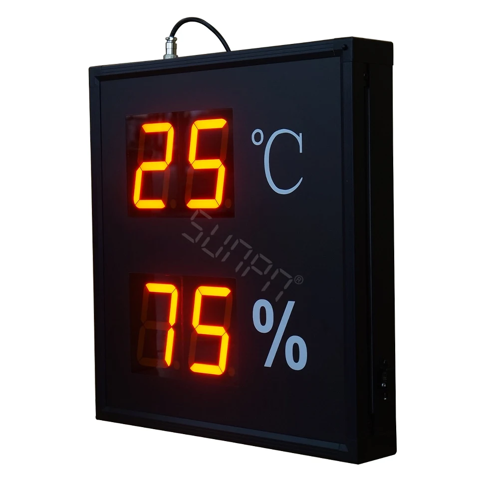 Large Temperature and Humidity Display Board for Bakery Bake Monitoring Display