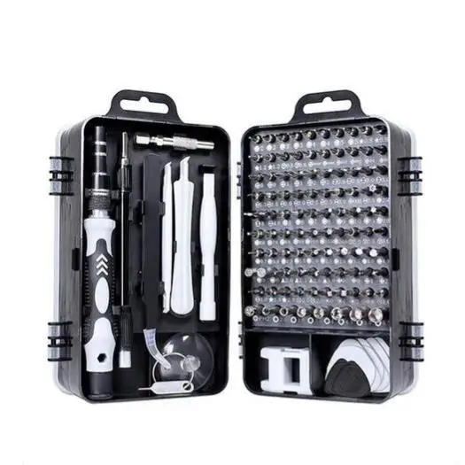 Professional Mini Electronic Watch Mobile Phone Repair 115 In 1 Magnetic Screwdriver Bit Tool Set Precision Screwdriver Set