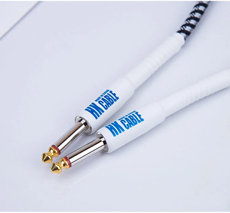Hot sale Musical instrument accessories Multi-color optional electrical 10 meters guitar cable