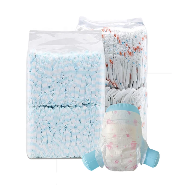 Second Grade Stocklot 99% Usable Cheap Price Good Sale Baby Diapers Class B Large Quantity Good Quality Baby Tape Diaper in Bulk