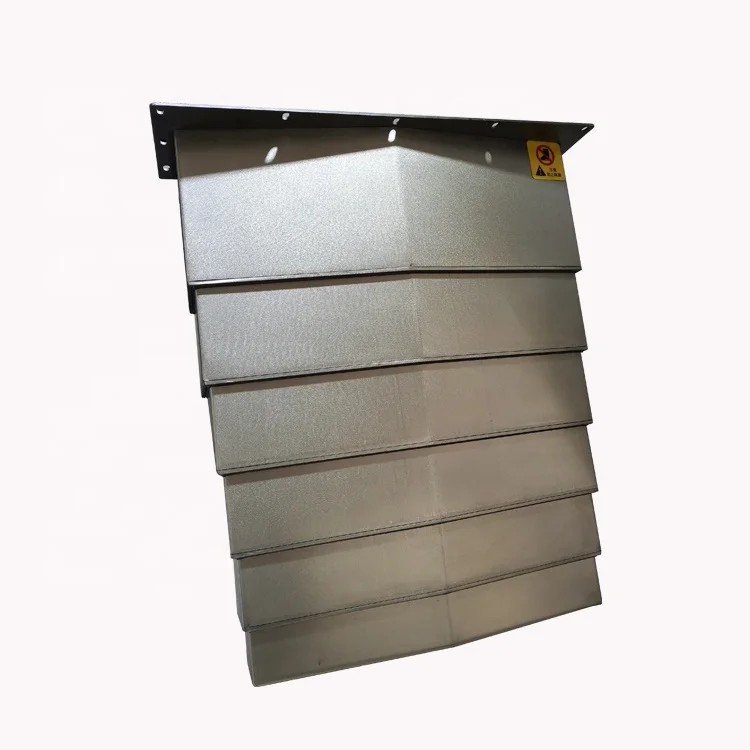 Steel Telescopic Protect Slide Way Bellow Cover For CNC Machine