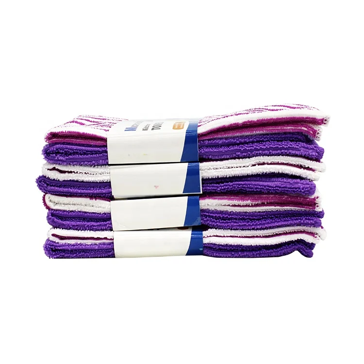 China wholesale household items cleaning absorbent thick dish stock kitchen microfiber towel