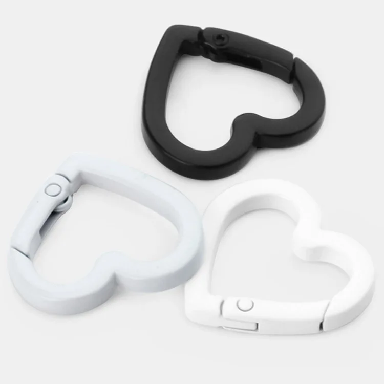 YYX custom heart small locking key carabiner clip climbing snap hook