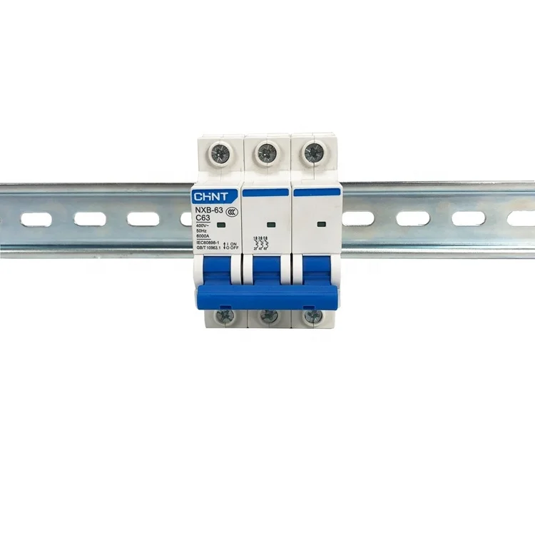 35mmx7.5mm Standard Steel Din Rail 1.0mm For Mcb Enclosure