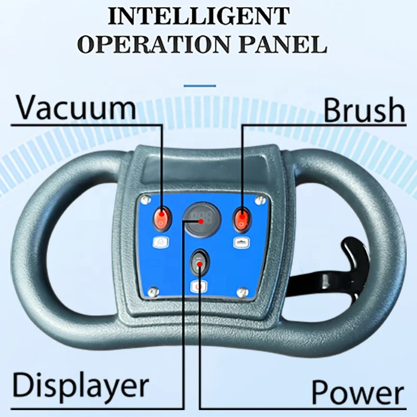 MLEE430E Electric Floor Scrubber Dryer 17 inch Marble Tile Automatic Walk Behind Floor Scrubber