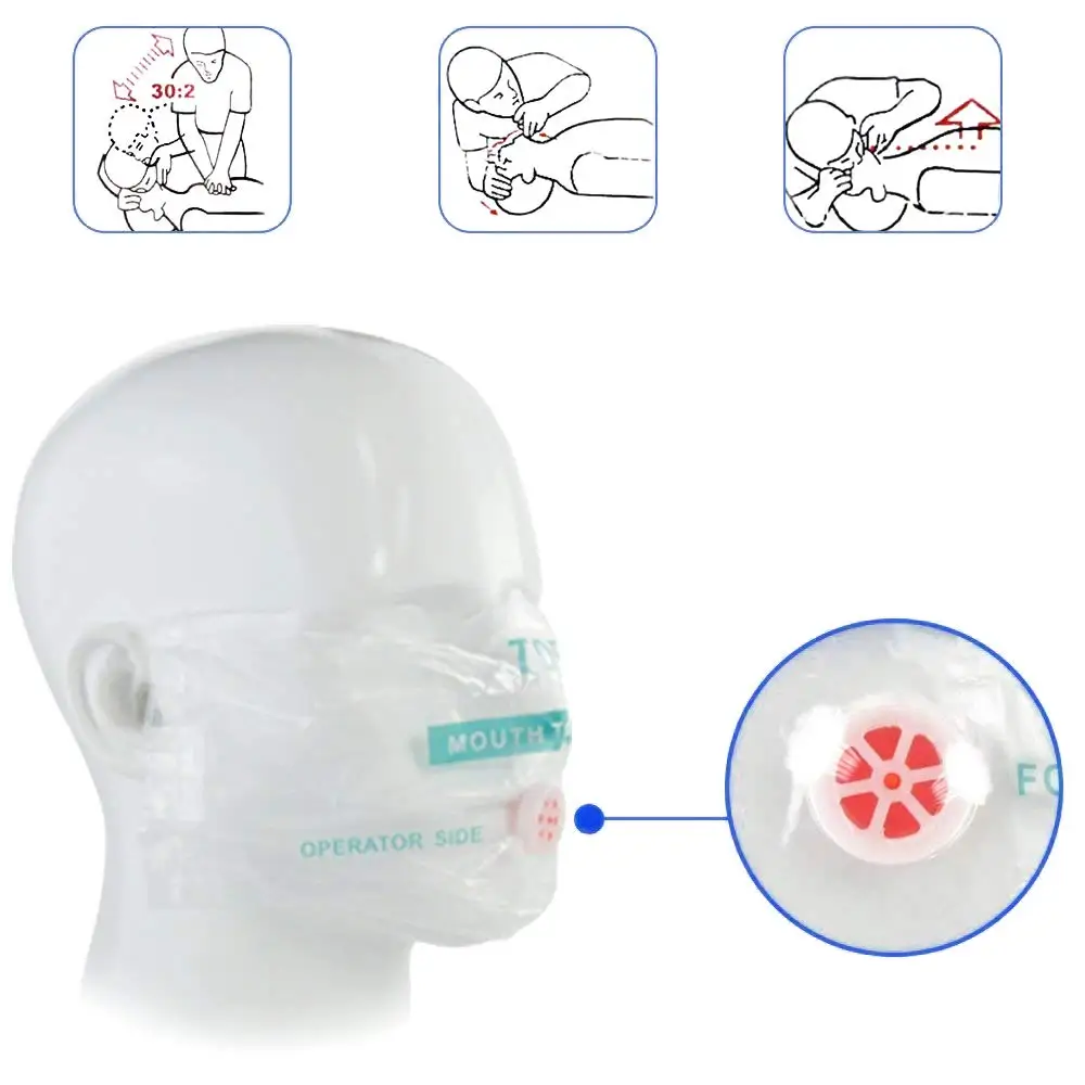 CPR Mask/CPR Face Shield Key Ring/key Chain for First Aid Training