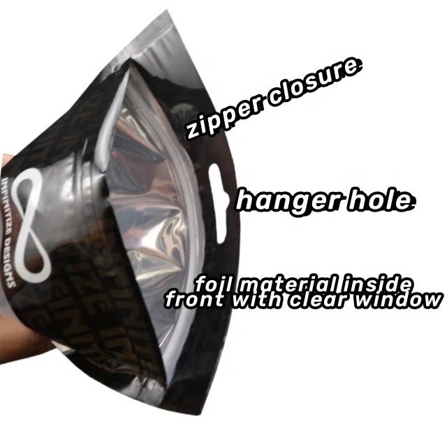 Customized printed Wholesale cheap price plastic aluminium foil packaging bags zipper phone case pouch