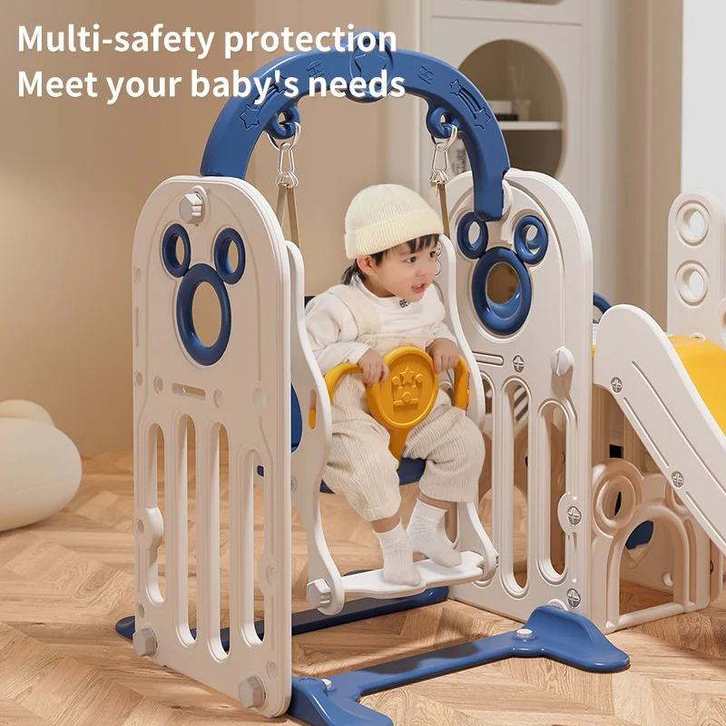 New Product Baby Playground Kids Climb Indoor Game Toys Slide Playhouse Plastic Home Swing And Slides For Children