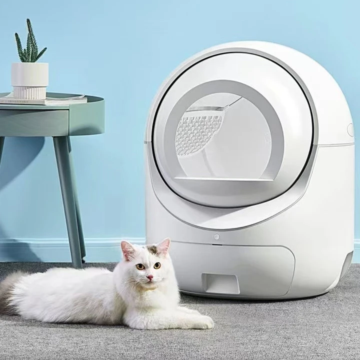 Best Selling China Factory Price Intelligent Kitty Smart cat Toilet wifi APP Remote Sterilization Alarm Automatic cat toilet