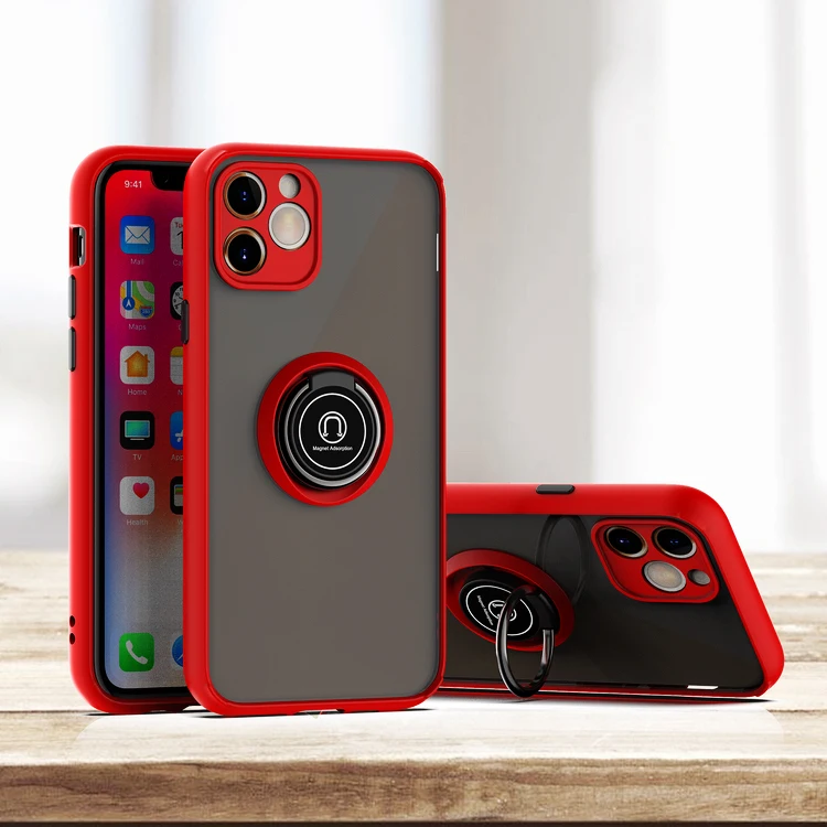 hot selling 2 in 1 rotation ring car holder magnetic phone case for VIVO Y12/Y17 Y19 Y91/Y93/Y95 Y91C/Y91I back cover