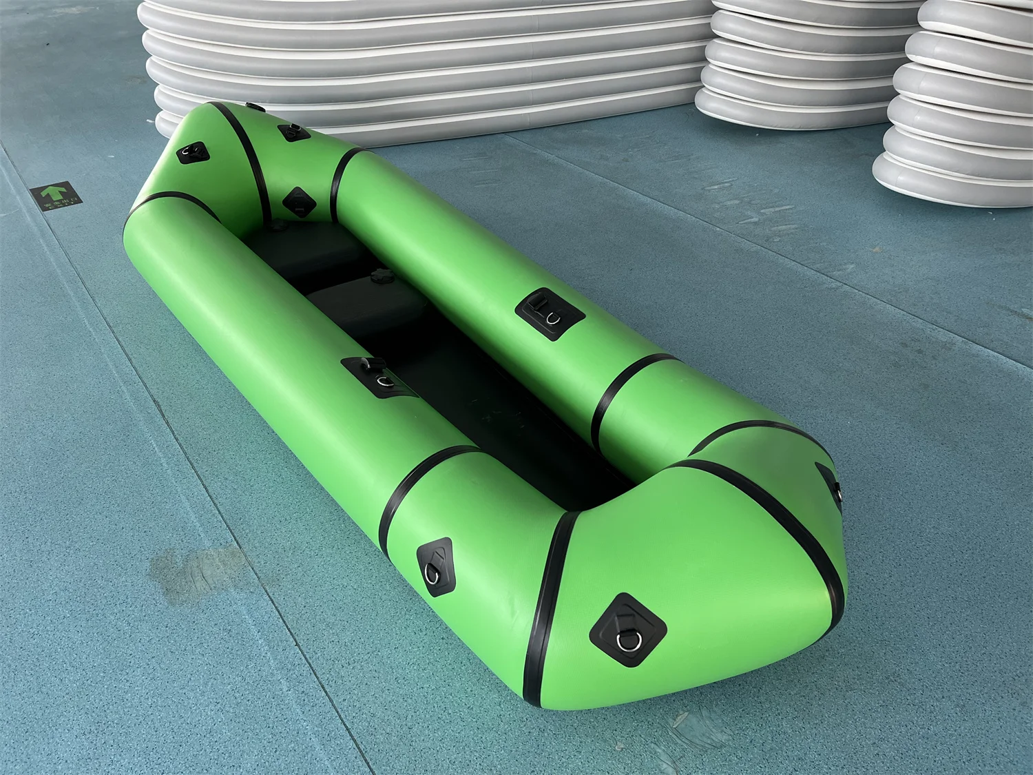 2024 Hot sale Pack Raft OEM Factory Price Inflatable single Kayak Pack Raft