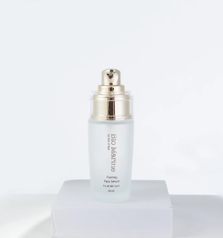 China factory Waterproof serum bottle skincare packaging Gold Transparent 30ml 40ml liquid foundation glass bottle