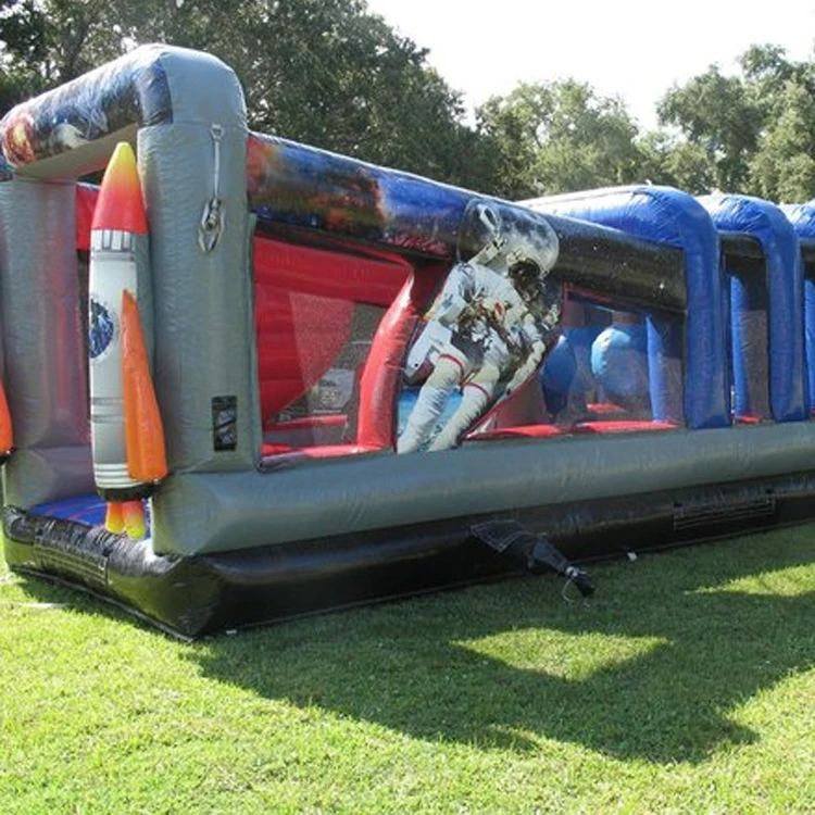 Commercial amusement park rides playground giant inflatable obstacle course for kids adults sport game