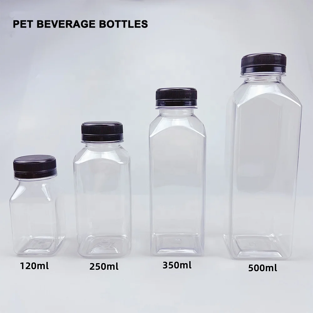 Бутылка для сока/чая/соды/воды/кофе 4 унции-17 унций пустая пластиковая бутылка 120-500 мл высокое