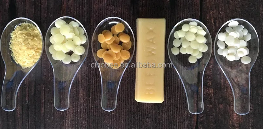 White / Physically Bleached Beeswax for Food, Pharmaceuticals, Cosmetics, Candles