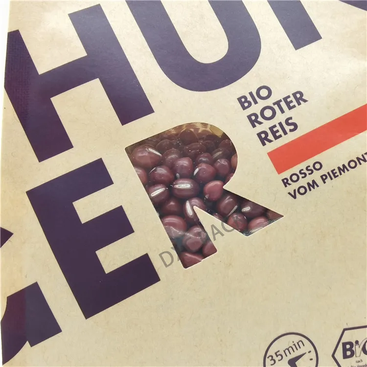 Recycle Kraft Paper bag for Bread packaging