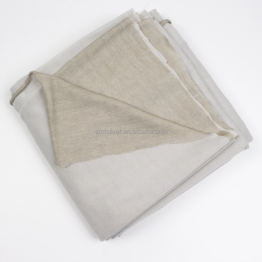 RFID SHIELDING Anti Radiation Clothing Fabric Stretch Silver Fiber Fabric Shielding RFID/EMI EMF Reducing