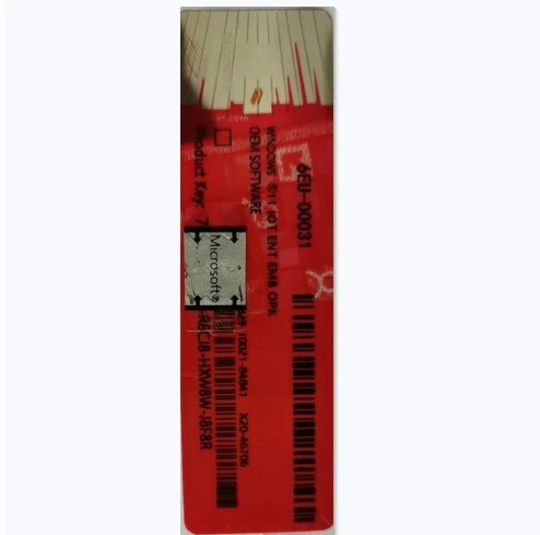 Hot Selling Original Home Coa Sticker Win10 Pro Key Red Coa Sticker Original