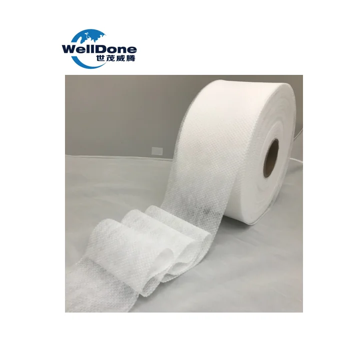 PET Spunlace Nonwoven Fabric for Wet Tissue Spunlace Nonwoven Fabric