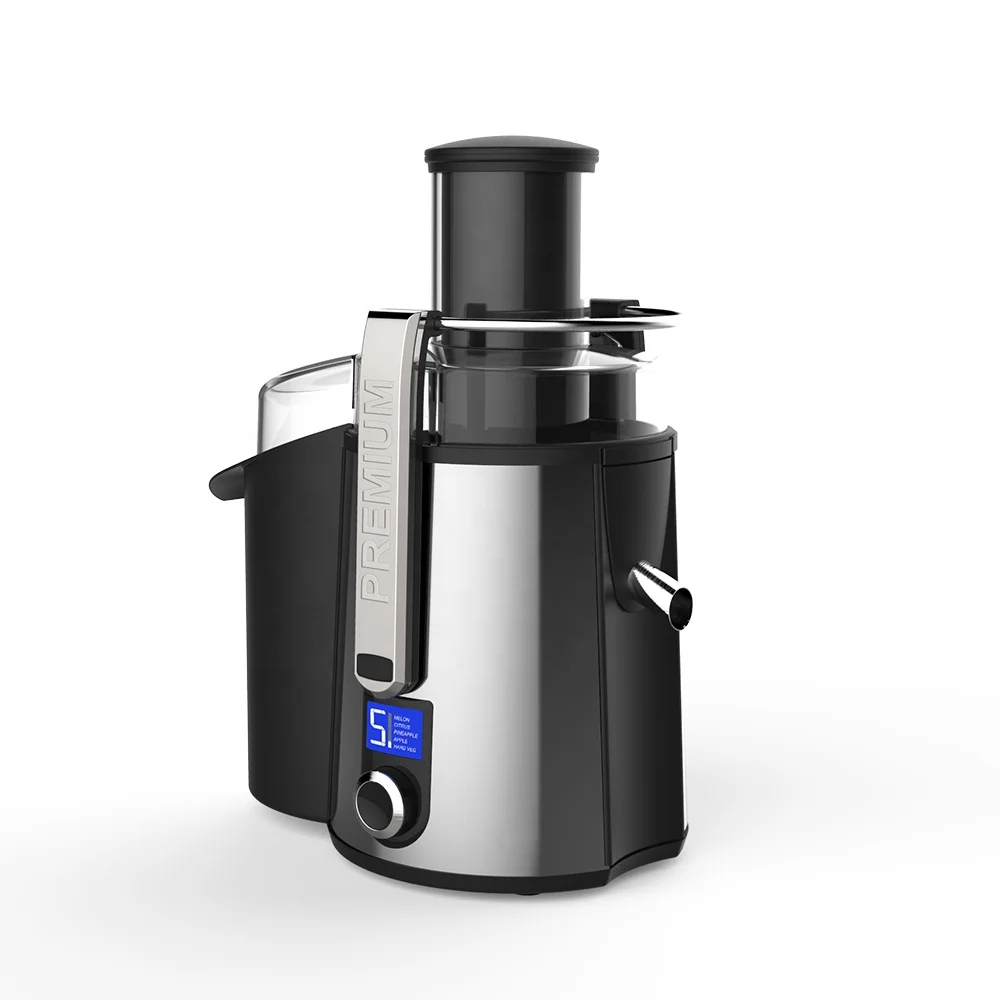 High quality large capacity 5 speed control juicer filter machine with big mouth juicer