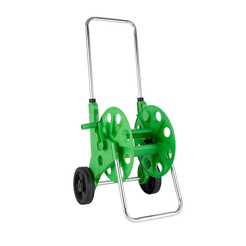 40M 50M 60M two wheels aluminium bracket garden hose reel cart