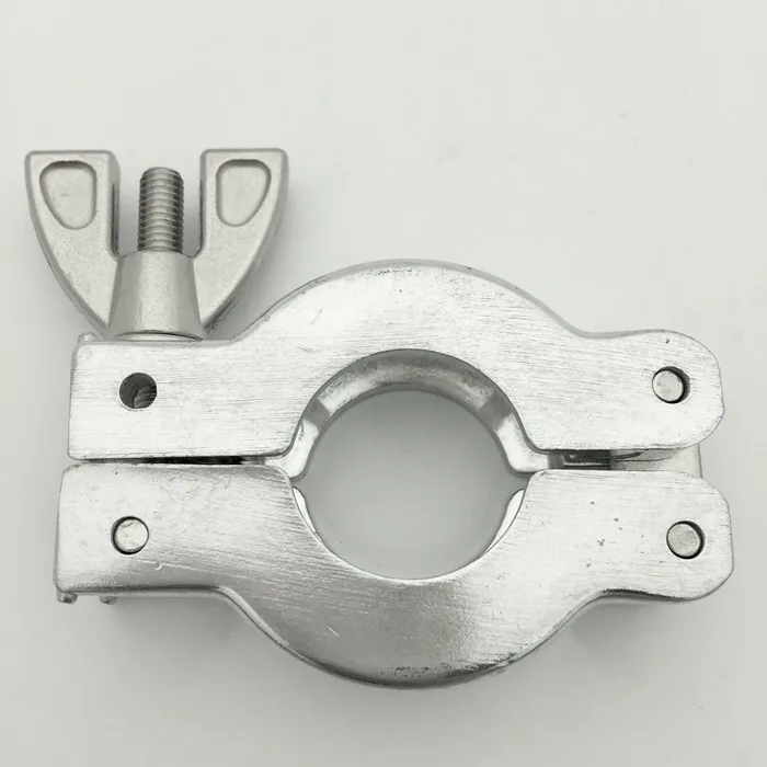 Flange Clamp Aluminum Vacuum Fittings KF16 KF25 KF40 KF50 Wing Nut Clamp for Vacuum Pipe