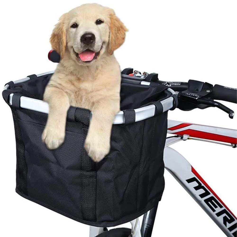 China factory Bicycle Basket Foldable Heavy Wire Folding Bike Front Basket