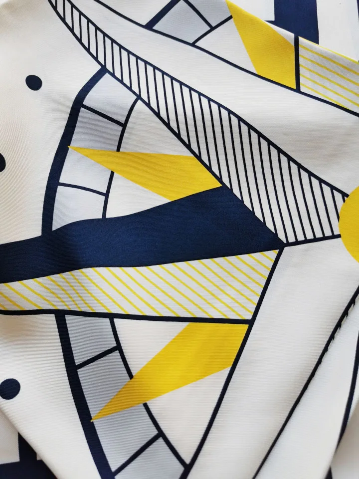 90X90CM Luxury Woman Square Silk Scarves