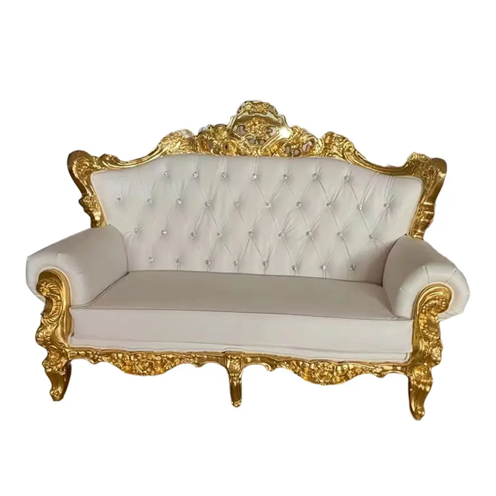 Factory Direct Sales Wholesale High Standard King And Queen Chairs Throne Sofa Royal Sofa Luxury Wedding King Chair