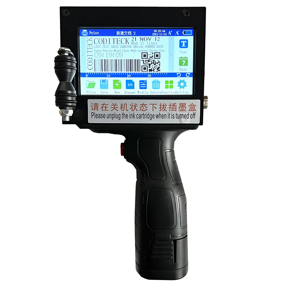 Coditeck 20 languages 12.7mm fastjet inkjet printer
