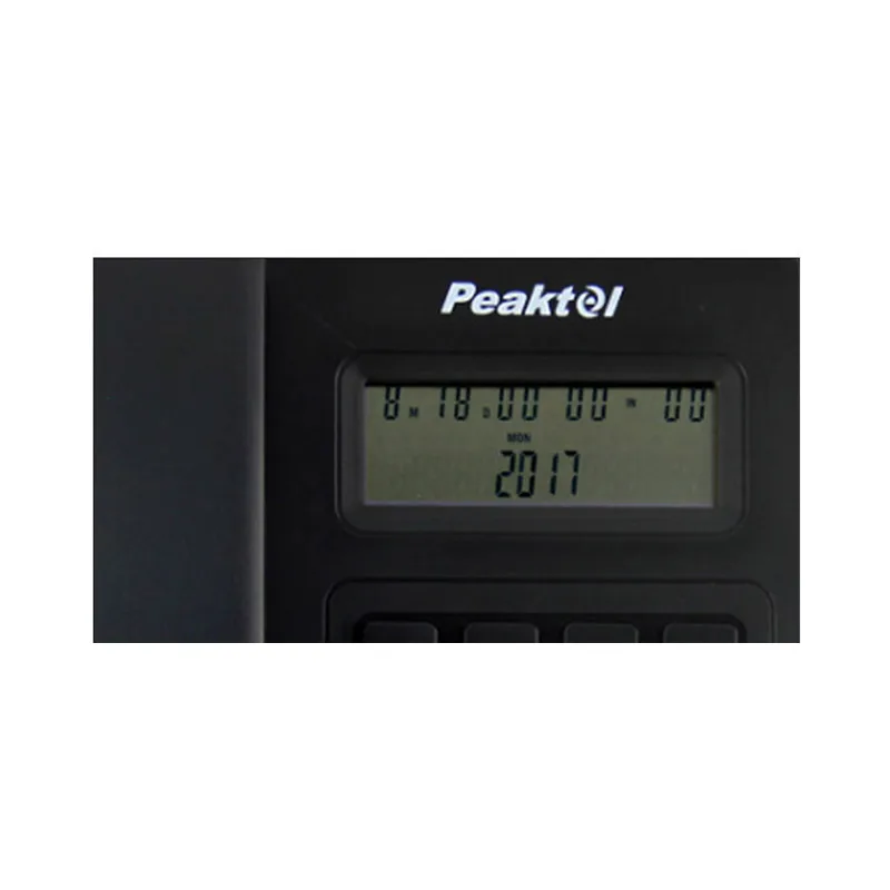 Good Design Black and White Wired Telephone with Caller ID for Home Office or Hotels