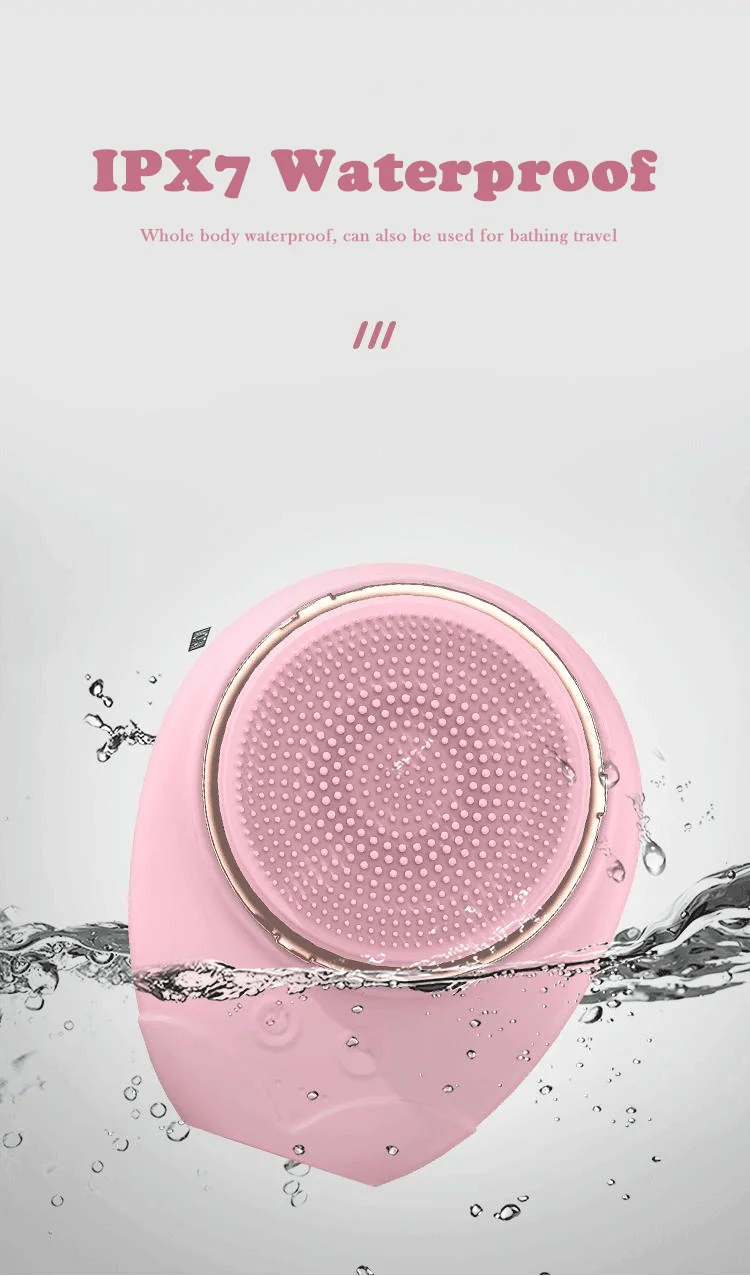 Лидер продаж 2022 4 в 1 щетка для чистки лица электрическое звуковое Силиконовое вибрирующее устройство при отшелушивании