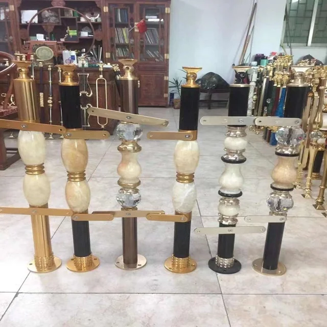 New Fashion villa stone/jade baluster design railing