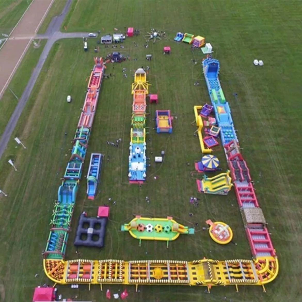 
Crazy game inflatable 5k obstacle course,adult inflatable obstacle course for sale 