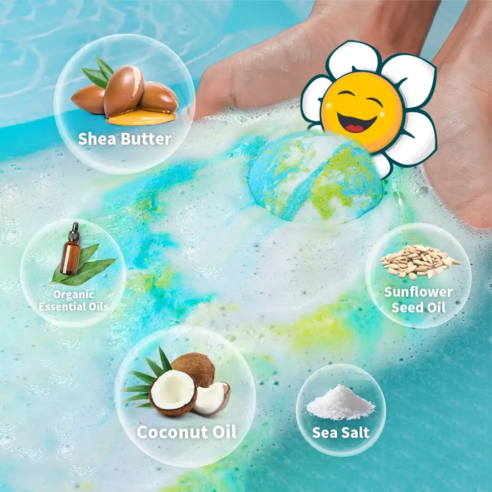 Astronaut In Training Surprise Toys Bath Bombs Christmas Waffle Korean Bath Bombs For Kids With Toys Inside