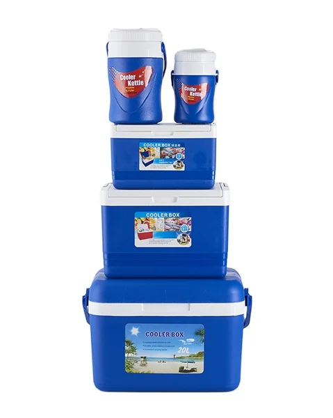 Durable Insulated Thermal 20L+11L+5L+1.0L+0.4 Ice Chest Cooler Box For Beverage/Food/Fishing/BBQ