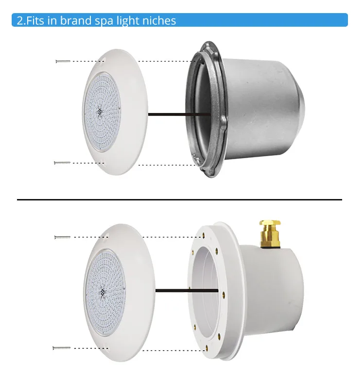  HOTOOK лакированная 160mm смолы заполненный Luces Para Piscina nicheless погружной AC12V 15W RF пульт дистанционного управления многоцветный светодиодный светильник для