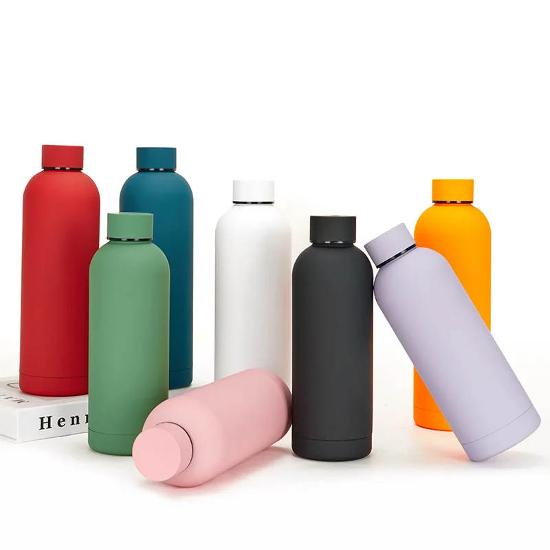 500 ML bpa free metal stainless steel outdoor portable vacuum eco friendly custom aluminium water bottles printed water bottle
