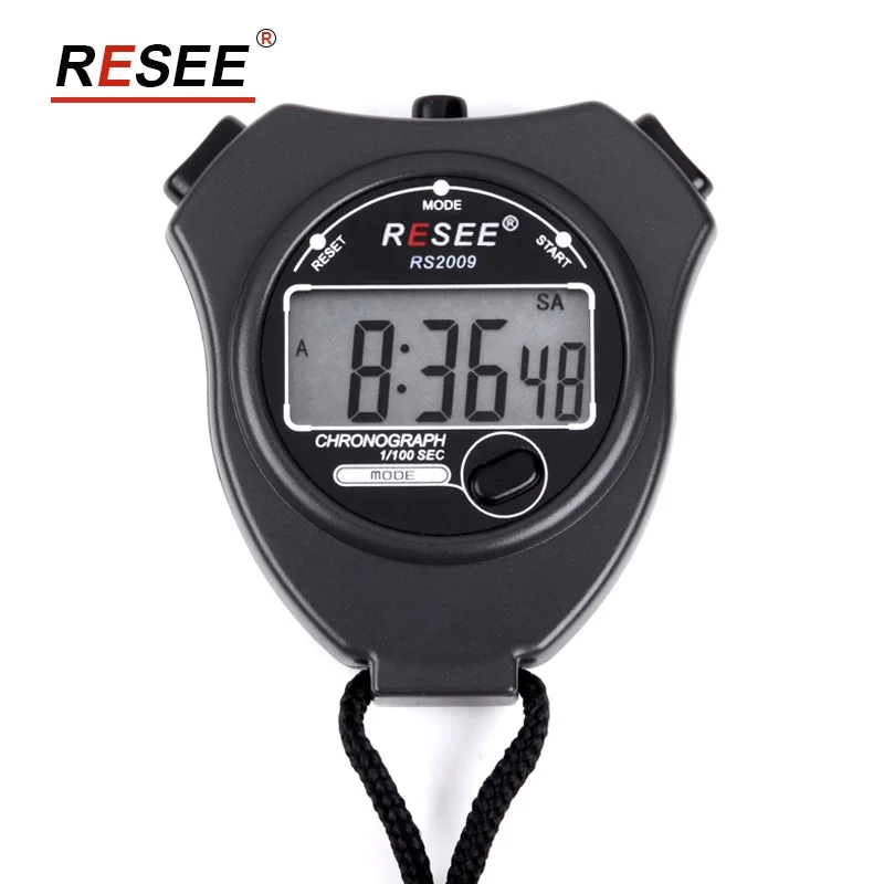 Профессиональный мини-спортивный секундомер с гибкой подставкой