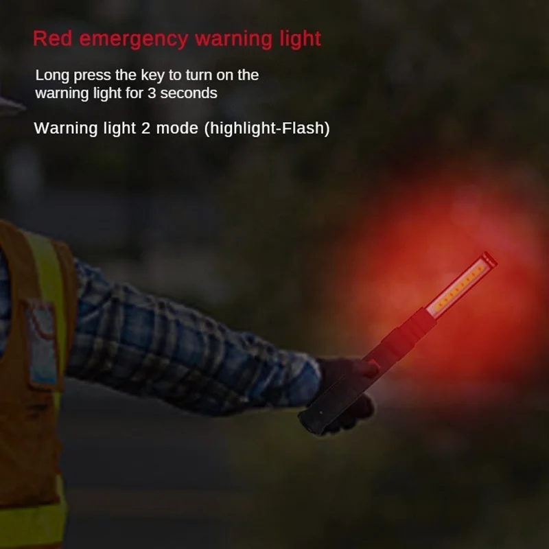 USB Rechargeable Multifunctional Foldable Portable Mechanical Light with 360 Degree Rotation COB Magnetic Work Light