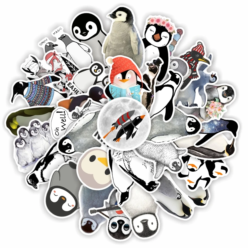 50 funny Penguin meme stickers for Aquarius laptop mobile devices