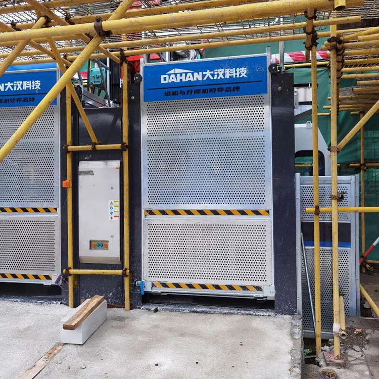 Lifting equipment double cage construction elevator construction tools lift hoist