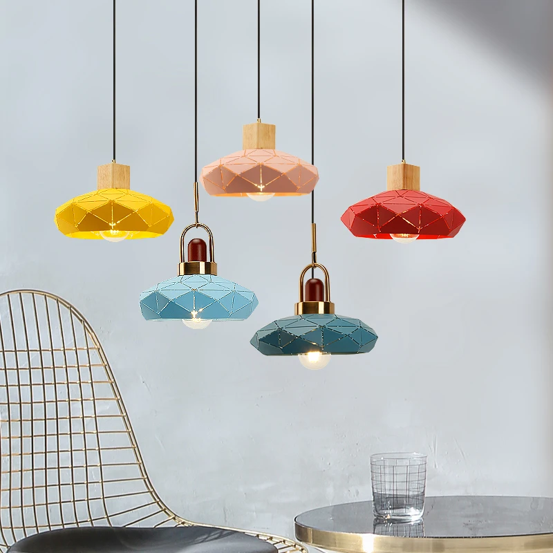 Retro industrial style n restaurant chandelier creative three-head lamp modern personality coffee bar bar lamp