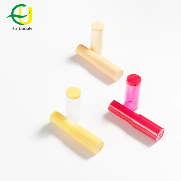 Lip balm containers 5ml Empty Clear Black White Pink Purple Round Plastic Lipstick Container Mini Lip Balm Tubes 5g For Craft