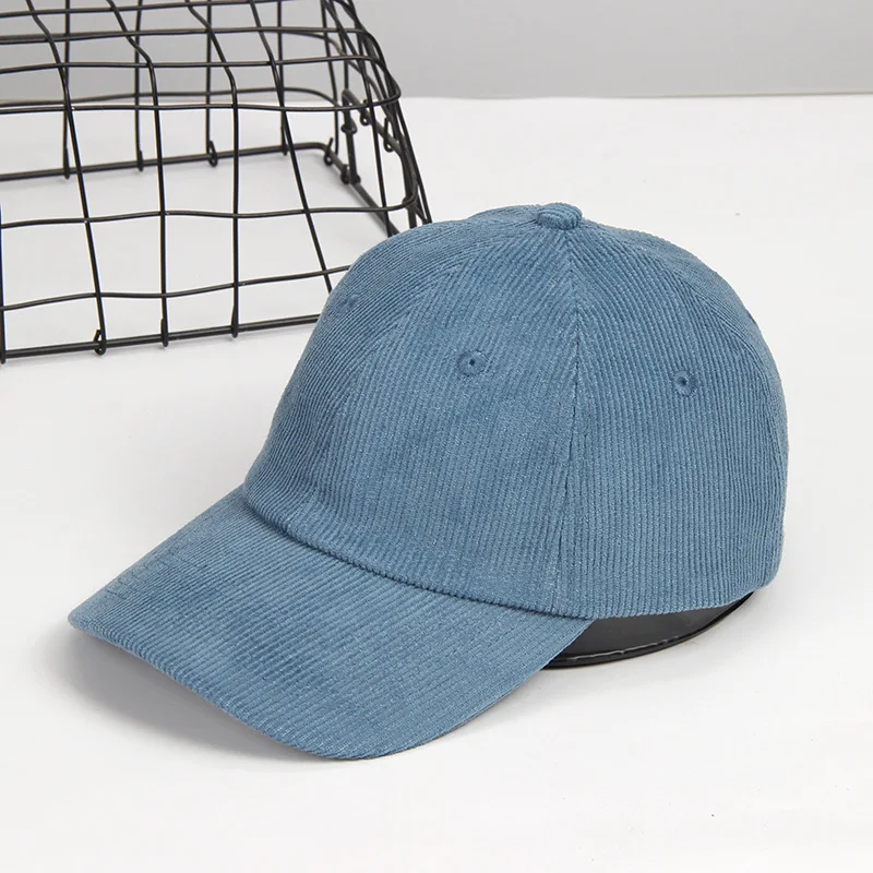 wholesale Spring Autumn Unisex Vintage Baseball Hat Women Men Outdoor Adjustable comfort Corduroy Baseball Cap