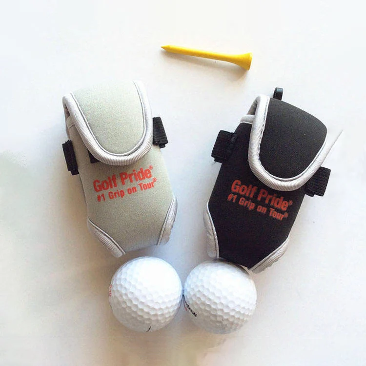 Factory Made Custom Neoprene Golf Ball Bag  golf accessory pouch golf ball pouch
