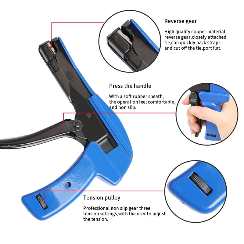 Local stock in America! Winmax high quality cable tie fasten tool wires cable nylon tie gun